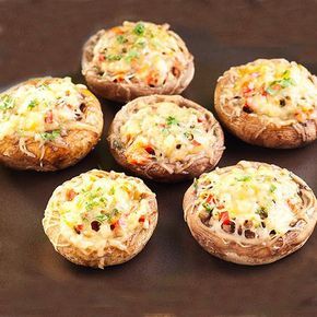 Grilled Stuffed Mushrooms, Ground Turkey Recipes, Mushroom Recipes, Portobello, Healthy Meal Prep, Turkey Recipes, Grilling Recipes, Workout Food, Appetizer Recipes