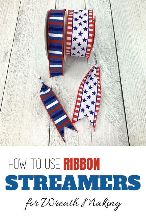 How to Make Easy Inexpensive Wreath Filler with Ribbon Streamers Inexpensive Wreaths, Diy Wreath Making, Ribbon Streamers, Mesh Ribbon Wreaths, Wire Wreath, Home Decoration Ideas, Bow Tutorial, Wreath Supplies, Wreath Making