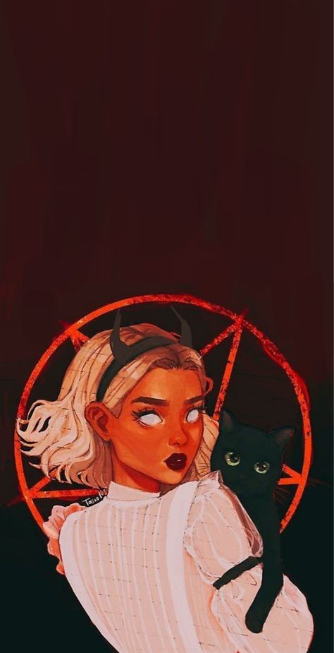 Manga Motivation, Sabrina Spellman, Evolution, Black Cat, Red