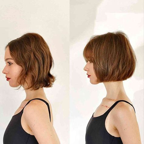 Chin-Length Rounded Bob with Dark Caramel Tones for Fine Hair Bobs For Fine Hair, Hair Magic, Fine Hair, Bob Hairstyles, Short Hair, Hairstyles, Hair