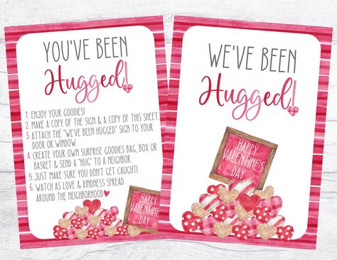 You've Been Hugged, Valentine Baskets, Valentine Cupid, Valentine Decor, Soul Connection, Sending Hugs, Valentine Fun, Valentines Day Party, Valentine Day Love