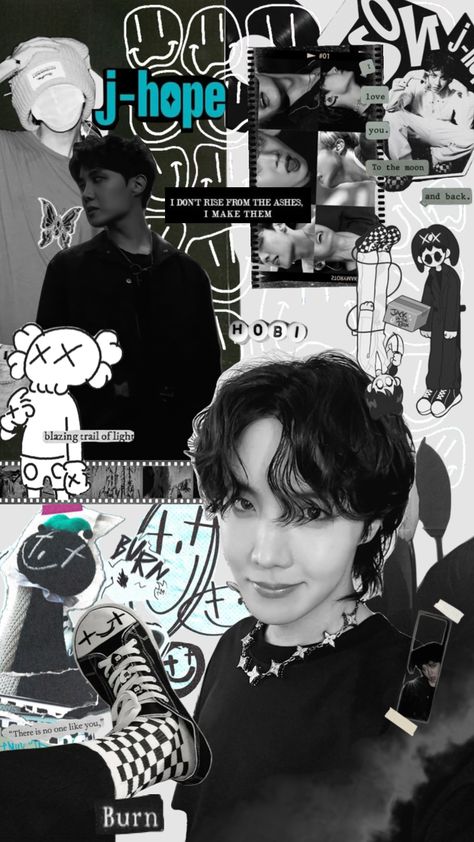 J-hope Aesthetic Wallpaper, Jhope Bts Wallpaper, Hope Wallpaper, Hobi Bts, Jhope Cute, Jack In The Box, Hoseok Bts, Kim Taehyung Wallpaper, I Love Bts