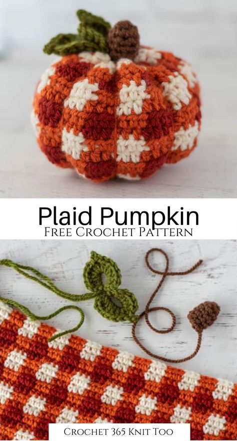 Mochila Crochet, Fall Crochet Patterns, Halloween Crochet Patterns, Crochet Design Pattern, Crochet Fall, Holiday Crochet, Crochet Pumpkin, Fun Crochet Projects, Halloween Crochet