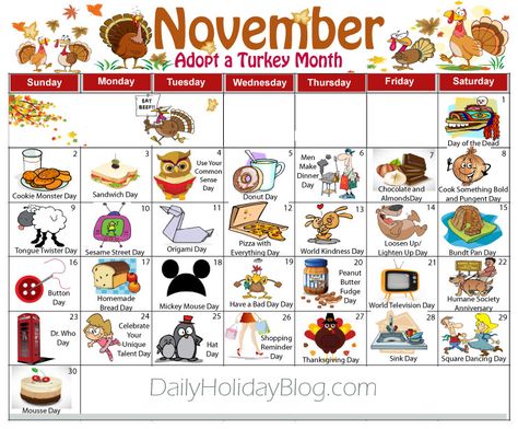 Weird Holidays ,November Origami Day, Kindness Calendar, National Holiday Calendar, Silly Holidays, Monthly Celebration, Calendar Activities, National Day Calendar, November Activities, Wacky Holidays