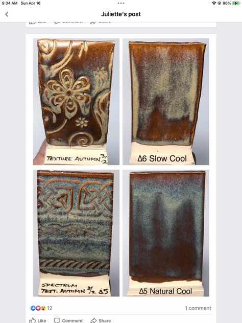 Texture Autumn Glaze, Spectrum Textured Autumn Glaze, Textured Autumn Glaze, Spectrum Glazes, Stoneware Glazes, Ceramic Glazing, Ceramic Glazes, Pottery Glazes, Pottery Ideas