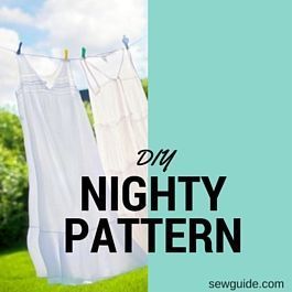 Easy Nightgown Pattern Women, Night Dress Pattern Free Sewing, Diy Night Gown, Free Sewing Patterns For Women Nightgowns, Night Gown Pattern Women, Free Nightgown Patterns For Women Cotton, Simple Nightgown Pattern, Diy Night Gowns For Women, Easy Nightgown Pattern