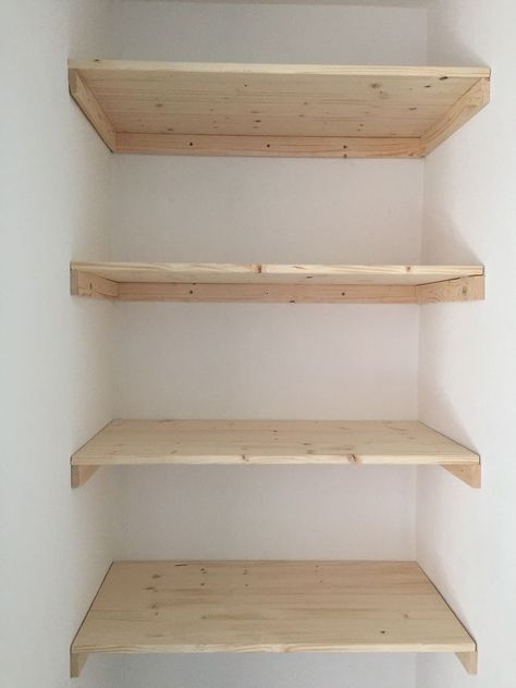 Diy Closet Shelves, Pantry Remodel, Closet Renovation, Closet Layout, Closet Remodel, Deck Decorating Ideas, Deck Decorating Ideas On A Budget, Floating Shelves Diy, Closet Shelves