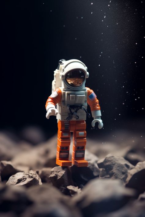 Embark on an incredible adventure to the outer reaches of the galaxy with our Lego man in space tutorial! Discover the mysteries of the cosmos and build your own custom Lego astronaut. Our step-by-step guide will take you through the process of creating a unique and unforgettable Lego space explorer. #LegoManInSpace #LegoSpaceExplorer #SpaceAdventure #LegoBuilding #LegoInspiration Lego Astronaut, Man In Space, Space Lego, Nasa Art, Space Explorer, Lego Mini, Lego Toy, Lego Man, Space Painting