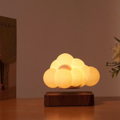 Magnetic Levitation Cloud Lamp - Bedroom and Study Desk Decoration #MagneticLevitationLamp #CloudLamp #BedroomDecor #StudyRoomDecor #DeskDecoration #FloatingLamp #UniqueLighting Bedroom And Study, Cloud Lamp, Magnetic Levitation, Study Room Decor, Desk Decoration, Lamp Bedroom, Study Desk, Bedroom Lamps, July 1