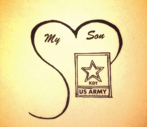 Army mom tattoo designed by CBaker Army Mom Tattoos Sons, Army Mom Tattoos, Army Tattoo Ideas, Mom Tattoo Ideas, Army Tattoos, Mom Tattoo Designs, Mom Tattoo, Military Tattoos, C Tattoo