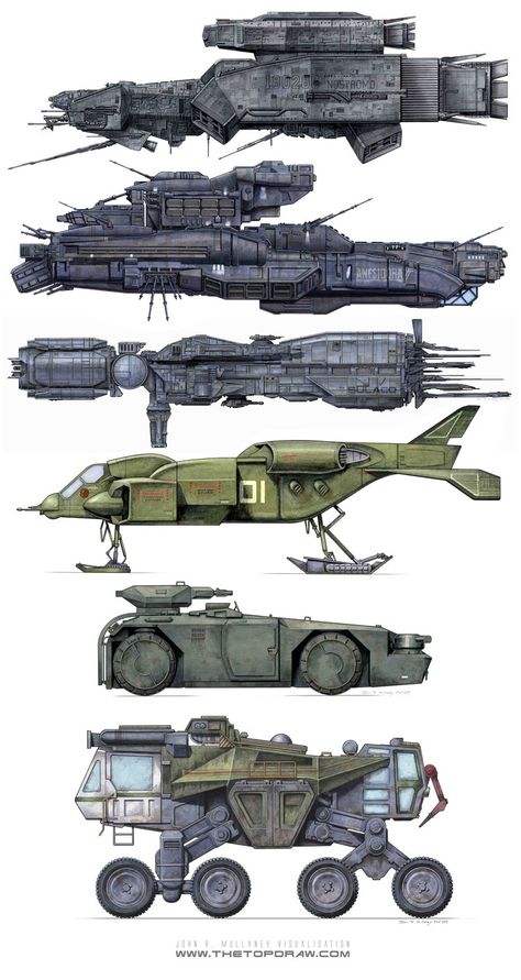 Alien — John R. Mullaney Visualisation Aliens Drawing, Uss Sulaco, Nostromo Alien, Colonial Marines, Aliens Colonial Marines, Alien Alien, Aliens 1986, Alien Isolation, Alien 1979