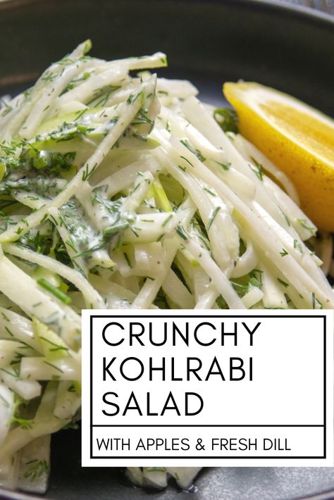 Kol Rabi Recipes, Kohlrabi Apple Slaw, Recipes With Kohlrabi, What To Do With Kohlrabi, Grilled Kohlrabi Recipes, Kohlrabi Soup Recipes, Kohlrabi Greens Recipes, Kohlrabi Recipes Roasted, Kohlrabi Slaw Recipes