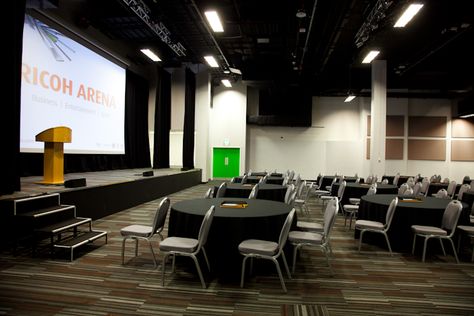 Hall 5 - Cabaret style - A multifunctional 650 seated auditorium with the most up-to-date sound and projection system. Sitting Arrangement, Conference Hall, Guest Experience, Cabaret, Seating Arrangements, Conference Room Table, Sound, Quick Saves, Home Decor