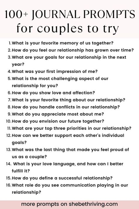 Couples Journal Prompts Dig Deeper Questions, Writing Prompts For Boyfriend, Journal Prompts For Boyfriend, Couple Journaling Ideas, Journal Prompts About Family, Journal Prompts For Future Husband, Shared Journal With Boyfriend, Journaling For Couples, Journal Prompts For Relationship Problems