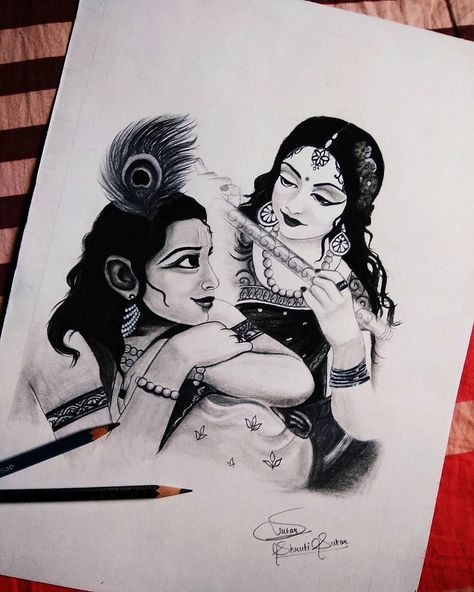 Radha Krishna Sketching, Radha Krishna Sketch Pencil, Radha Krishna Pencil Sketch, Radhakrishna Sketch, Radha Krishna Pencil Drawing, Radha Krishna Sketch Easy, Radha Krishna Pencil Art, Radha Krishna Art Pencil Sketch, Drawing Ideas Of Radha Krishna