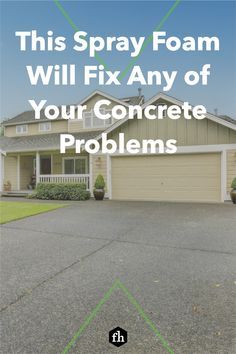 Diy Concrete Driveway, Fix Cracked Concrete, Repair Concrete Driveway, Concrete Floor Repair, Concrete Refinishing, Repair Cracked Concrete, Concrete Repair Products, Painting Front Porch Concrete, Driveway Repair