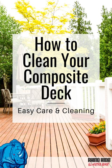 How To Clean A Deck, How To Clean Composite Decking, Cleaning Trex Decking, Cleaning Composite Decking, Composite Deck Cleaner, Maintenance Free Deck, Deck Maintenance, Deck Cleaner, Vinyl Deck