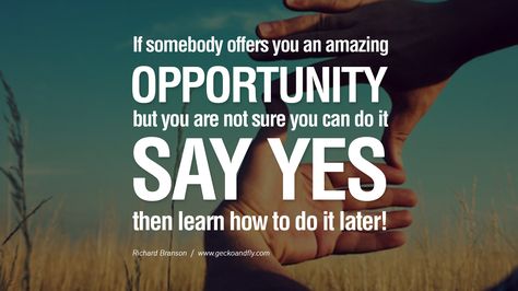 quotes about opportunity | If somebody offers you an amazing opportunity but you are not sure you ... Business Opportunities Quotes, Motivational Quotes For Job, Opportunity Quotes, Extra Income Online, Job Quotes, Quotes For Work, Business Inspiration Quotes, Wellness Company, Work Motivational Quotes