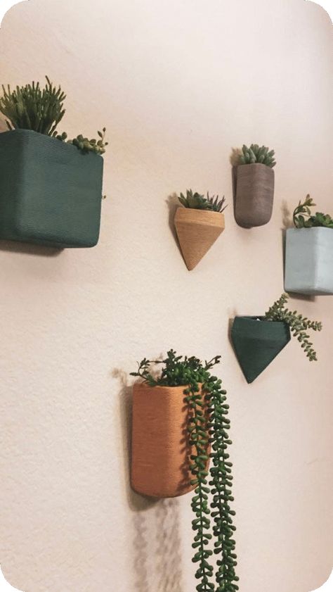 Wall Plants Indoor, Wall Plant Pot, Ceramic Wall Planters, Wall Planters Indoor, Planter Wall, Wall Plant Hanger, Ceramic Wall Hanging, Wrought Iron Decor, Geometric Planter