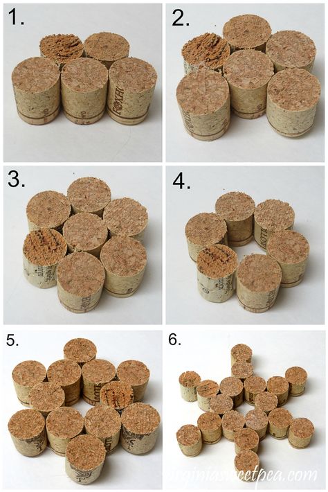 Wine Cork Snowflake, Wine Cork Crafts Christmas, Wine Cork Christmas Tree, Cork Crafts Christmas, Cork Christmas Trees, Wine Cork Projects, Wine Cork Ornaments, Cork Crafts Diy, Wine Cork Diy Crafts