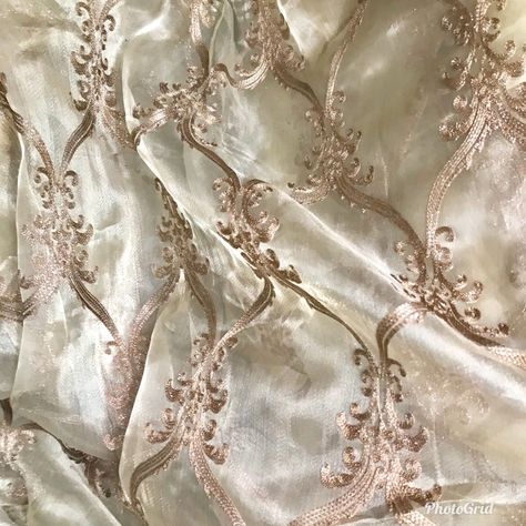 (1) NEW! 110” Wide Designer Sheer Voile and Pink Lurex Drapery Fabric | www.fancystylesfabric.com Shabby Sheek, Curtains Sheer, Lace Curtain Panels, Fabric Curtains, Designer Upholstery Fabric, Lace Curtains, Silk Linen, Antique Pink, Diy Creative Crafts