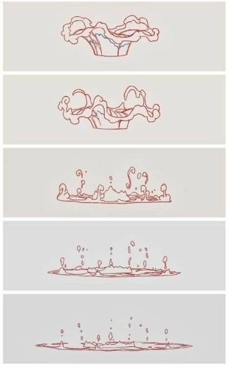 Animation Frames Drawing, Water Splash Drawing, Quotes Summer Vibes, Splash Tutorial, Summer Vibes Quotes, Splash Drawing, Water Reference, Water Anime, Animation Tips