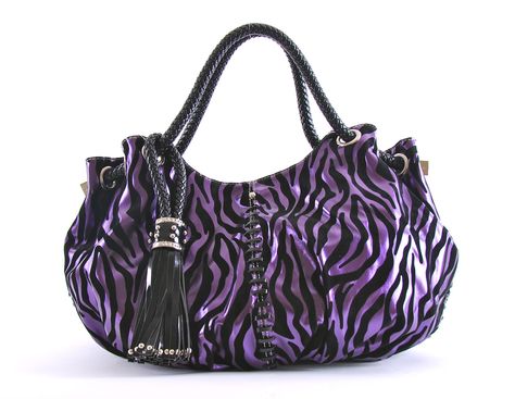 Louise PURPLE Velvet Zebra Design Tasseled Oversized Satchel Bag Purse Clawdeen Wolf Closet, Clawdeen Wolf Clothes, Clawdeens Closet, Purple Gyaru, Purple Mcbling, Clawdeen Wolf Outfit, Clawdeen Costume, Clawdeen Aesthetic, Wolf Bag