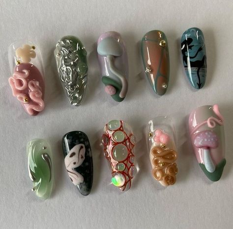 Pop Nails, Nail Board, Nails Yellow, Punk Nails, Grunge Nails, Casual Nails, Crazy Nails, Kawaii Nails, Nail Jewelry