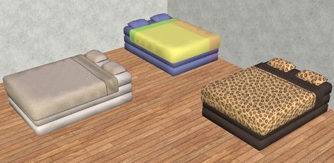 No Frame Bed, Sims 2 Cc Furniture, Sims 2 Cc, Make A Bed, Ts2 Cc, The Sims 2, Sims 1, Low Budget, Maxis Match