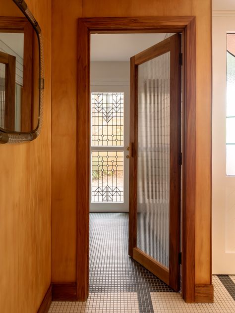 Vestibule Door, Katie Lockhart, New Zealand Home, New Zealand Houses, The Local Project, Custom Carpet, Curated Design, Mid Century Modern House, Local Design