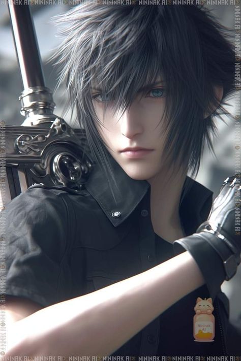 Noctis Fanart, Final Fantasy Noctis, Noctis And Cloud, Noctis Lucis Caelum Wallpaper, Noctis Lucis Caelum Icon Pfp, Noctis Lucis Caelum Fanart, Final Fantasy Pfp Sephiroth, Final Fantasy Xvii, Noctis Lucis Caelum Versus Xiii