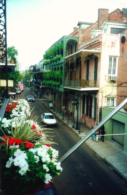 Royal Street (from the balcony of the Andrew Jackson Hotel), New Orleans French Quarter New Orleans Balconies, New Orleans Royal Street, Open Balcony, Decatur Street New Orleans, New Orleans Hotels French Quarter, New Orleans Buildings French Quarter, Louisiana Plantations, Louisiana Woman, New Orleans Style