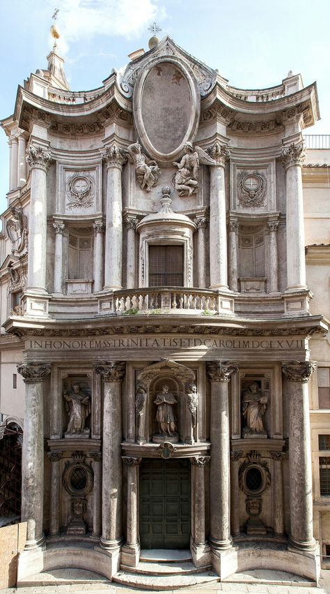 Architecture Baroque, Art Baroque, San Carlo, Architecture Wallpaper, Italian Architecture, European Architecture, Baroque Architecture, Classical Architecture, Architecture Old