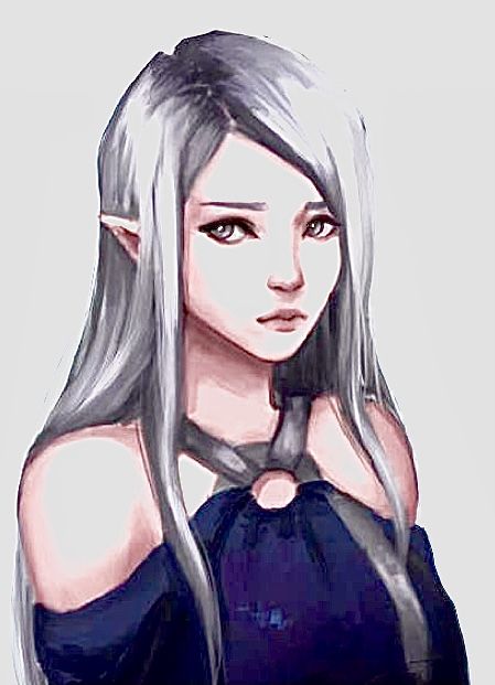 Half High Elf Half Human Sorcerer Half Elf Sorcerer Female, Moon Shadow Elf, Half Dragon Half Human, Half Dragon Female, Half Elf Dnd, Moon Elves, Dragon Half, Half Dragon, Elf Drawings