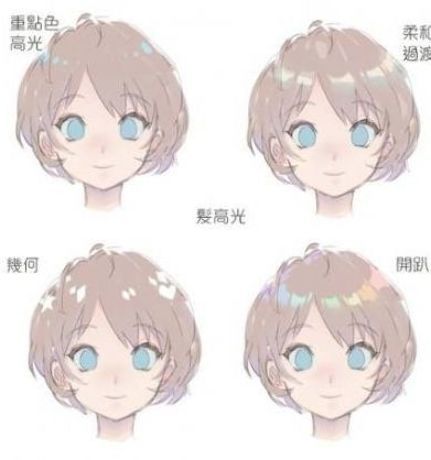 Hair Highlight Tutorial, Rendering Digital Art, Mata Manga, Pelo Anime, Drawing Hair, Anime Tutorial, Manga Drawing Tutorials, Highlights Hair, Coloring Tutorial