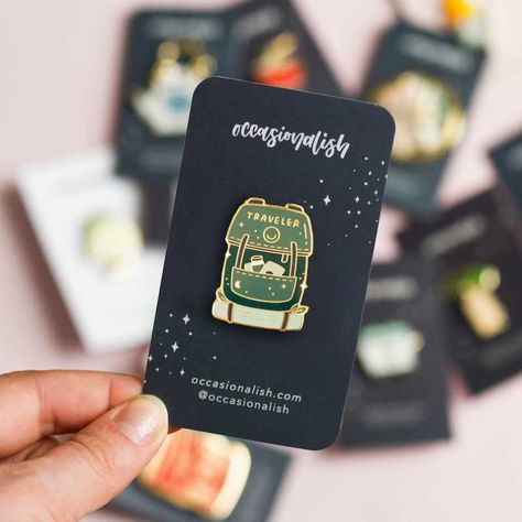 none Crystal Enamel Pin, Cool Pins For Backpacks, Enamel Pins Aesthetic, Jacket Pins Aesthetic, Diy Merch, Pin Photography, Backpack With Pins, Enamel Pin Design, Pins For Backpacks