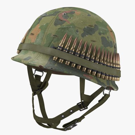 M1 Combat Helmet - With Cover - Worn 3D Model #AD ,#Helmet#Combat#Model#Worn Solider Helmet, Apocalypse Helmet, Philippine Army, Medieval Helmet, Military Helmet, Combat Helmet, Army History, Army Helmet, Medieval Helmets