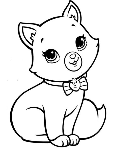 Dibujos de animales para colorear gatos Animal Pictures For Kids, Chat Kawaii, Cat Coloring, Kitty Coloring, Cat Coloring Page, Disney Coloring Pages, Art Drawings For Kids, Cute Coloring Pages, Animal Coloring Pages