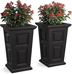 Elegant Entryway, Fancy Kitchens, Tall Planters, Square Planters, Water Reservoir, Resin Uses, Flower Green, Wooden Planters, Window Boxes