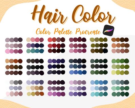 Digital Color Palette, Procreate Color Palettes, Procreate Palette, Color Theory Art, Procreate Color Palette, Colored Pencil Tutorial, Color Palette Challenge, Color Schemes Colour Palettes, Skin Color Palette