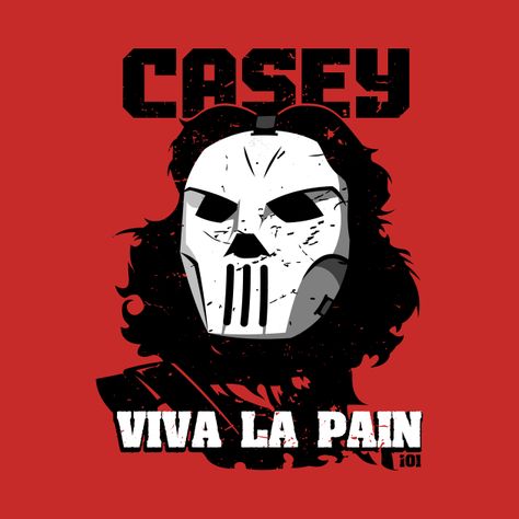 Viva La Casey - Ninja Turtles - T-Shirt | TeePublic Ninja Turtle Shirt, Casey Jones, Teenage Mutant Ninja Turtles, Teenage Mutant Ninja, Ninja Turtles, Turtles, The Globe, Globe, Comic Books