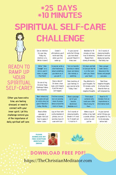 Want to nurture your spirit in just 10-minutes per day! If you said “yes”, I got you! Drumroll please… now announcing The 25-Day Spiritual Self-Care Challenge! Spiritual Self Care, Self Care Challenge, Family Challenge, Christian Meditation, Online Yoga Classes, Self Care Ideas, Yoga Help, Wellness Inspiration, Yoga Teachers