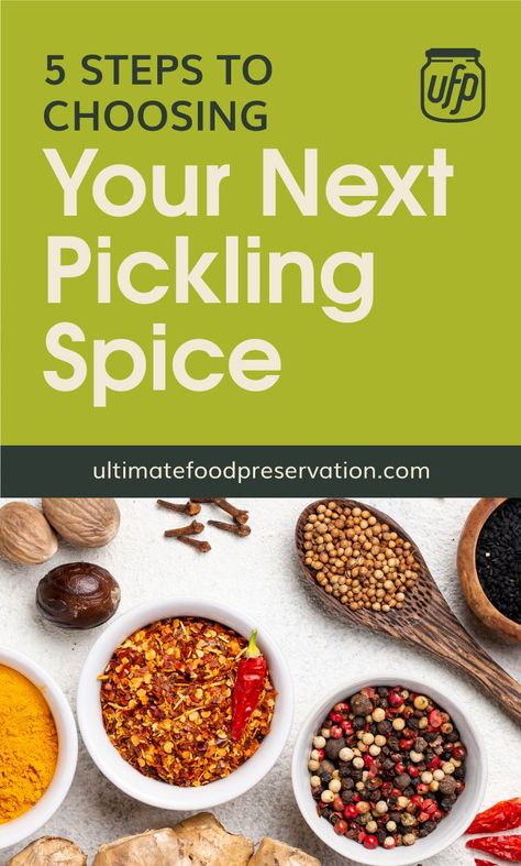 Whether you are planning to make refrigerator pickles or any other homemade pickle recipes, selecting the right spices will make or break it. Make the perfect homemade pickle spice blend each time, whether it's for pickled eggs or pickled beets, with these 5 easy tips. | Discover more pickling tips at ultimatefoodpreservation.com #DIYpicklespice #howtomakepicklespice Pickling Spices, Pickle Recipes Homemade, Food Shelf Life, Canning Salt, Pickle Recipes, Pickling Salt, Pickled Eggs, Pickling Spice, Refrigerator Pickles