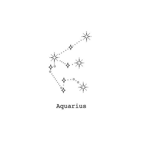 Seth Capella, Star Constellation Tattoo, Pixie Tattoo, Aquarius Constellation Tattoo, Phrase Tattoos, Animal Tattoo Ideas, Aquarius Tattoo, Boho Tattoos, Zodiac Academy