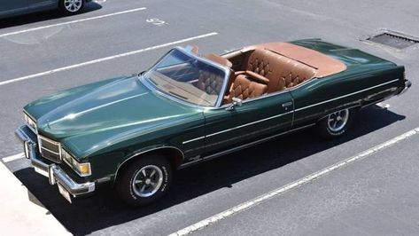 Last of the Breed: 1975 Pontiac Grand Ville Convertible #USA #GrandVille, #Pontiac - https://barnfinds.com/last-of-the-breed-1975-pontiac-grand-ville-convertible/ Pontiac Lemans, Pontiac Cars, Cool Car Pictures, Pontiac Grand Prix, American Classic Cars, Pontiac Gto, Pretty Cars, American Classic, Future Car