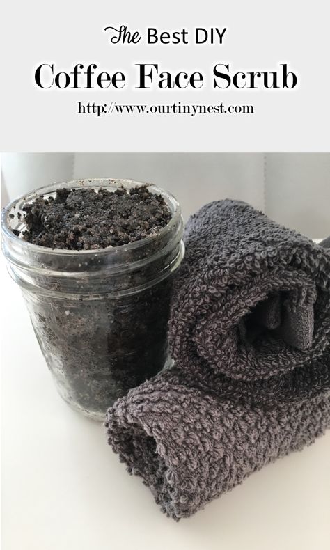 The Best DIY Coffee Face Scrub Diy Coffee Face Scrub, Oatmeal Face Scrub, Face Scrub Recipe, Coffee Scrub Diy, Diy Face Scrub, Coffee Face Scrub, Face Cream For Wrinkles, Homemade Face Cream, Motherhood Lifestyle