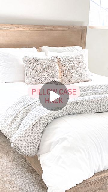 Home Organizing & Cleaning Pro on Instagram: "My most viral hack from exactly 2 years ago today! #cleaninghack #cleaning #housekeeper" How To Clean Bed Pillows, How To Clean Down Pillows, Cleaning Throw Pillows, Pillow Case Hack, Cleaning Pillows In Washing Machine, Cleaning Pillows Yellow, Folding Hacks, Life Hacks Cleaning, Family Area