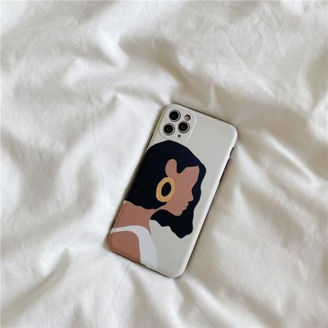 Covers For Iphone 11, Candle Painting Art, Mobile Case Diy, Iphone Products, Mobile Phone Case Diy, Artsy Phone Cases, Portrait Women, Back Cover Design, Phone Case Diy Paint