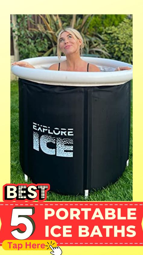 BEST 5 Portable Ice Baths Portable Ice Bath, Ice Baths At Home, Ice Tub Bath, Diy Ice Bath Ideas, Homemade Ice Bath, Diy Ice Bath Tub, Ice Bath Tub Diy, Diy Ice Bath, Home Ice Bath