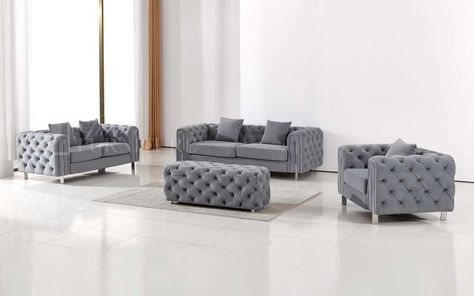 Tufted sofa available DM for order #namaslay #namaslaydecor #namaslaycustomstore #namaslayproducts 12 Seater Sofa Set, Grey Modern Sofa Living Room, Grey Sofa Set, Modern Sofa Set, Grey Sofa, Happiness Challenge, Sofa Loveseat, Sofa Sets, Elegant Sofa